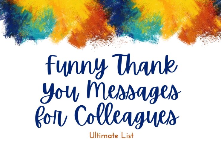 Funny Thank You Messages for to send to Colleagues