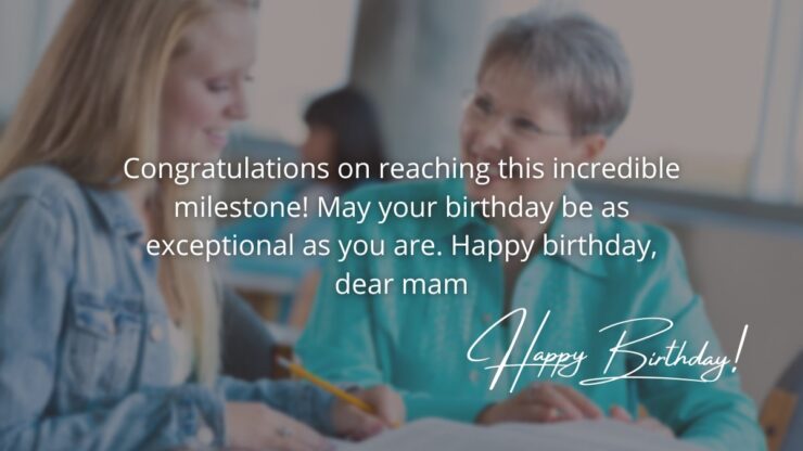 Birthday Quotes For Senior Mam