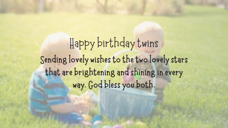 Heart Touching Birthday Wishes For Twins