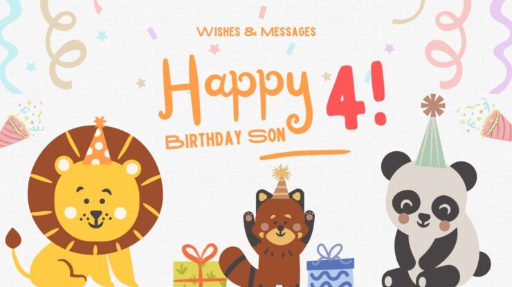 Wishes & Messages For 4th Sons Birthday